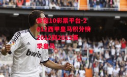 安信10彩票平台-2012西甲皇马积分榜2012到2013赛季皇马